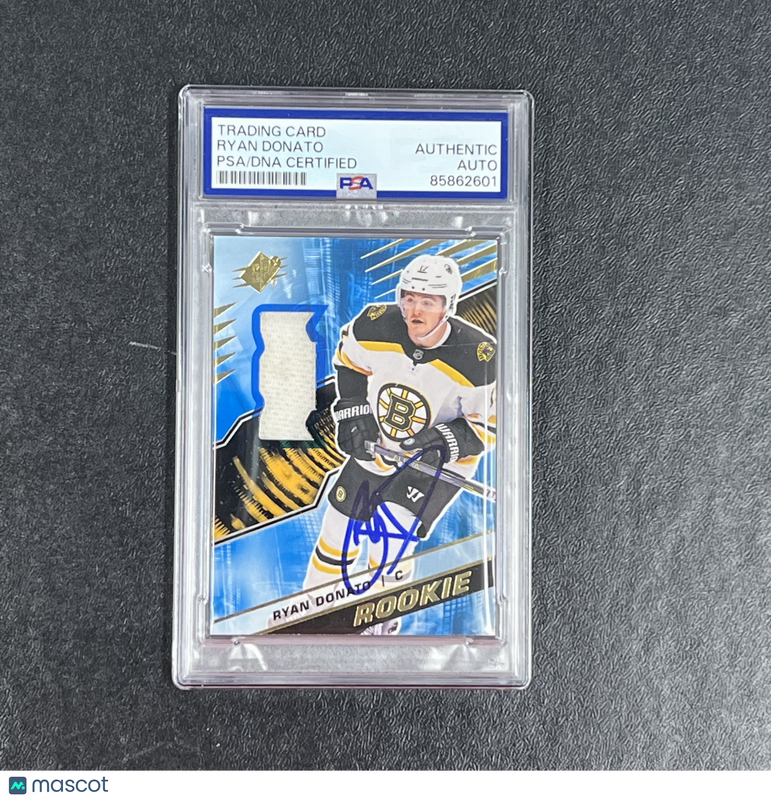 2018-19 Upper Deck SPx Hockey#R-DO Signed Card PSA Auto Slabbed Bruins