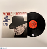 Merle Haggard signed I Am What I Am Vinyl Album PSA Autographed