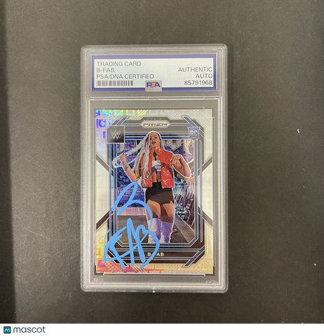 B-Fab 2023 Panini Prizm#101 Signed Card PSA Autographed