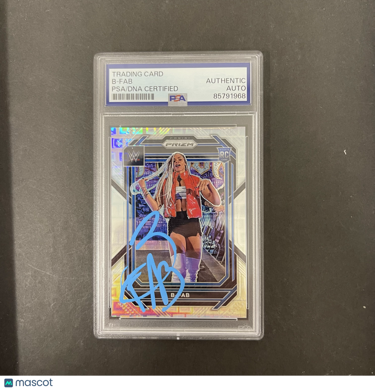 B-Fab 2023 Panini Prizm#101 Signed Card PSA Autographed
