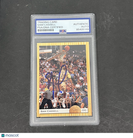 Sam Cassell 1993 Classic Draft picks#20 Signed Card PSA Autographed