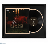 Ben Gibbard Signed Plans Customed Framed Vinyl  PSA Album Auth