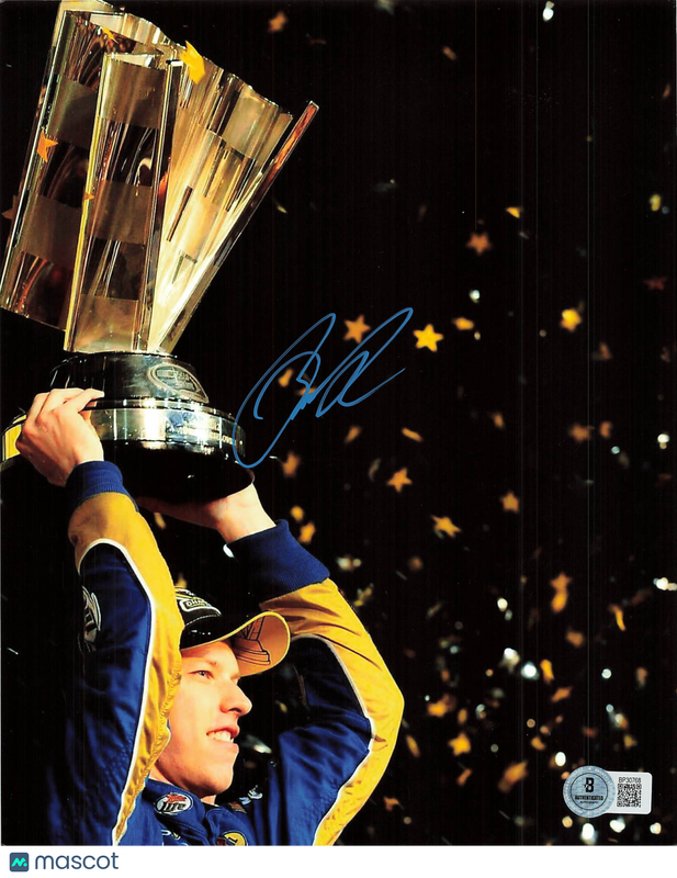 Brad Keselowski Signed Racing 8x10 Photo BAS Autographed