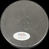 Arvid Soderblom Signed Hockey Puck PSA Chicago Blackhawks