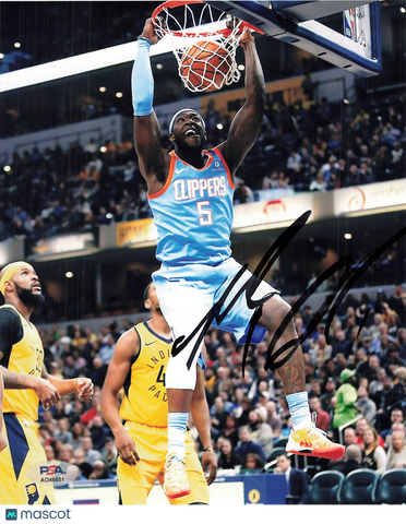 Montrezl Harrell Los Angeles Clippers Signed Basketball 8x10 Photo PSA