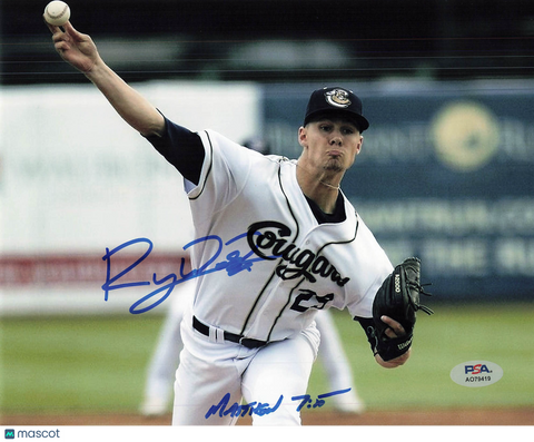Ryan Weiss Kane County Cougars Signed 8x10 Photo PSA