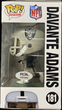 Davante Adams Signed Football Funko Pop! Football #181 PSA Autographed