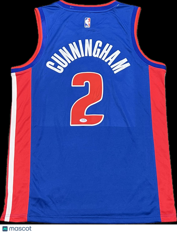 Cade Cunningham Signed Jersey PSA Detroit Pistons Autographed