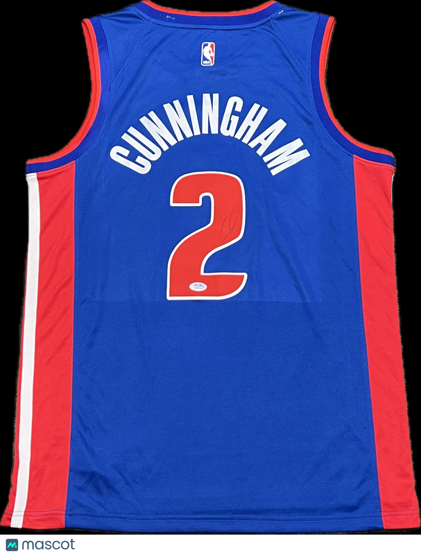 Cade Cunningham Signed Jersey PSA Detroit Pistons Autographed
