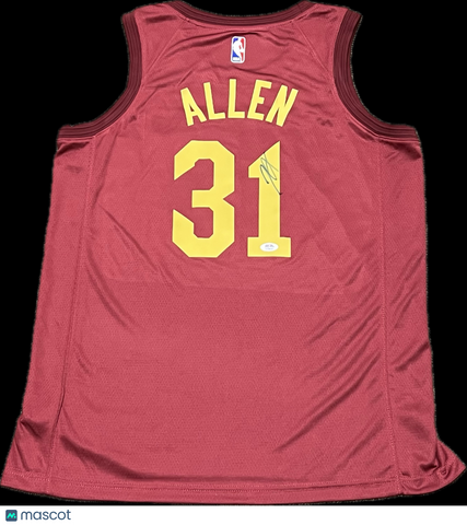 Jarrett Allen Signed Jersey PSA Cleveland Cavaliers Autographed