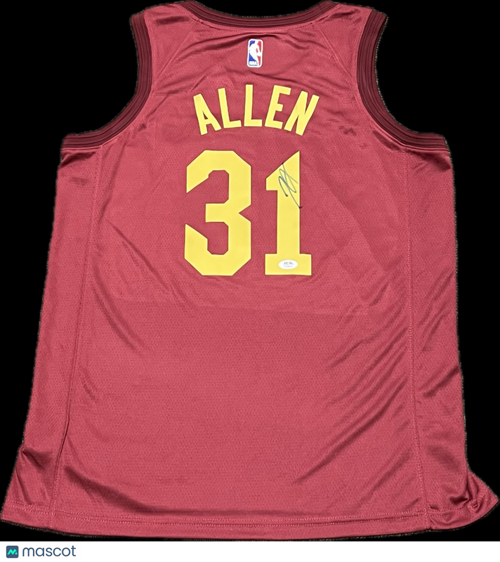 Jarrett Allen Signed Jersey PSA Cleveland Cavaliers Autographed