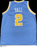 Lonzo Ball Signed Jersey PSA UCLA Bruins Autographed