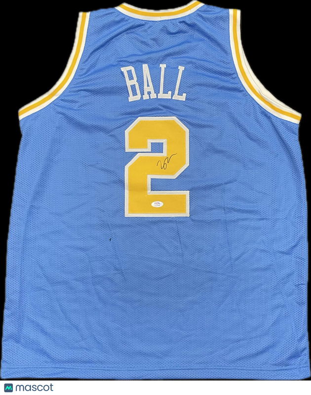 Lonzo Ball Signed Jersey PSA UCLA Bruins Autographed