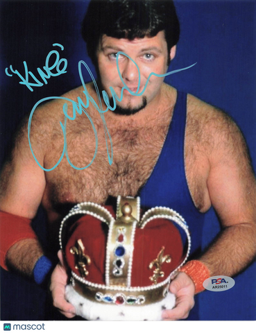 Jerry Lawler Signed Wrestling 8x10 Photo PSA Autographed
