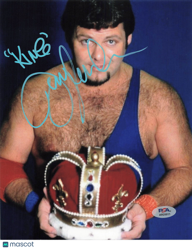 Jerry Lawler Signed Wrestling 8x10 Photo PSA Autographed