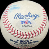 Manny Pina Signed Baseball MLB PSA