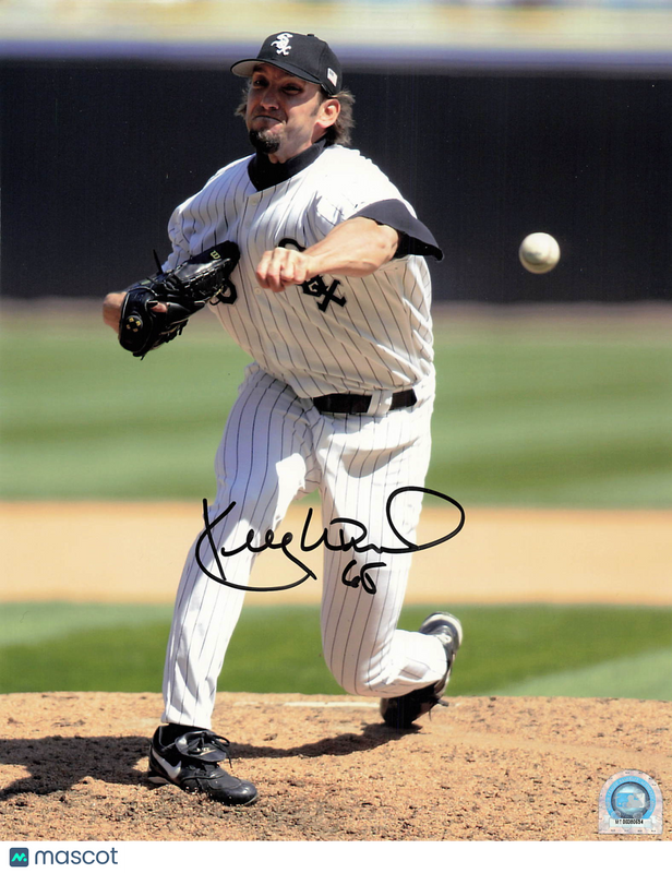 Kelly Wunsch Chicago White Sox Signed 8x10 Photo MLB Authentic