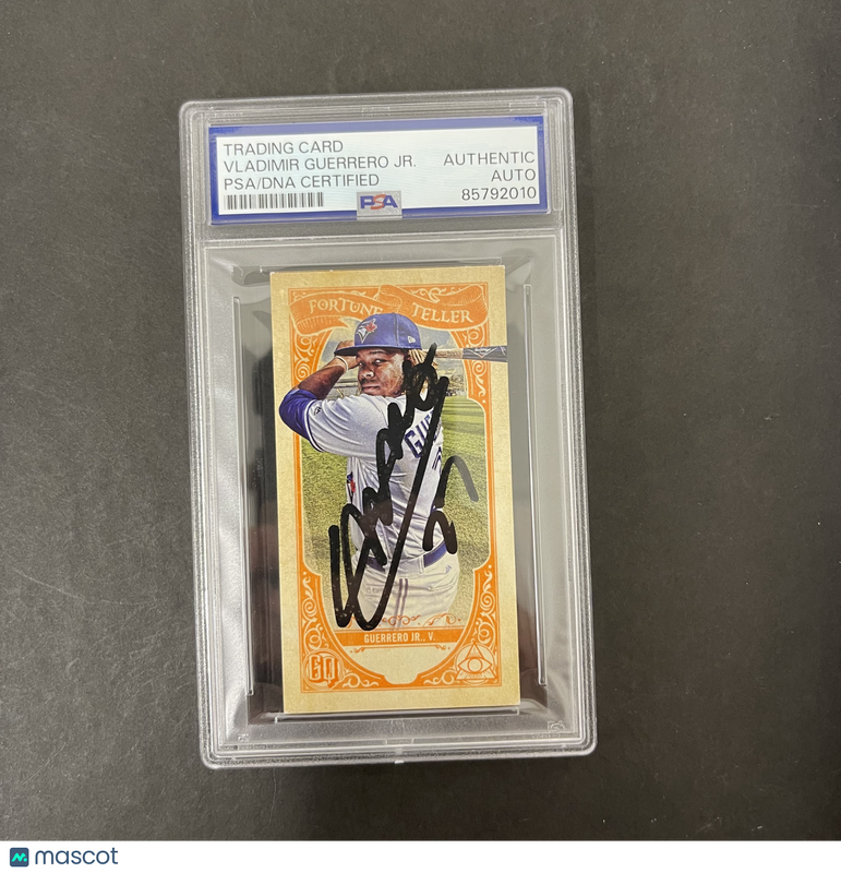 Vladimir Guerrero Jr 2020 Topps Fortune Teller#11 Signed Card PSA Autographed