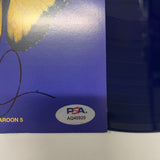 Adam Levine Signed Maroon 5 Love Is Like Custom Framed Vinyl Album PSA