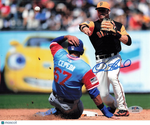 Chase d'Arnaud San Francisco Giants Signed 8x10 Photo PSA