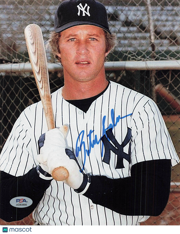 Butch Hobson New York Yankees Signed 8x10 Photo PSA