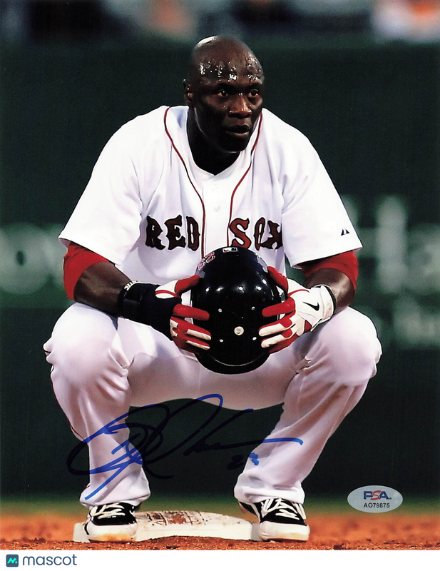 Mike Cameron Boston Red Sox Signed 8x10 Photo PSA