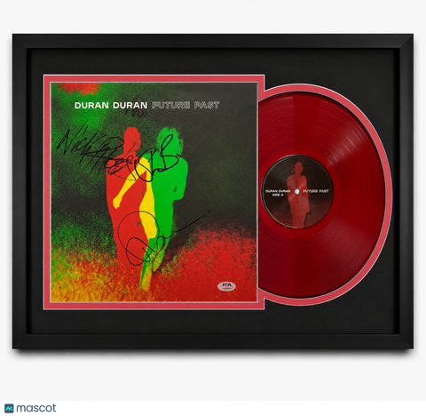 Duran Duran Signed Future Past Framed Vinyl PSA