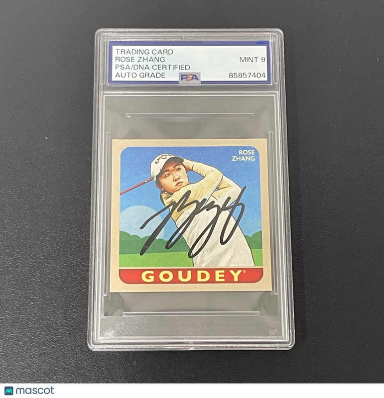 2025 Upper Deck Goodwin Champions#G-27 Rose Zhang Signed Card Auto 9 PSA Slabbed