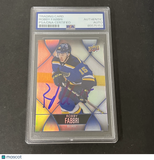 2016-17 UD Tim Hortons Collector's Series #56 Robby Fabbri signed card PSA