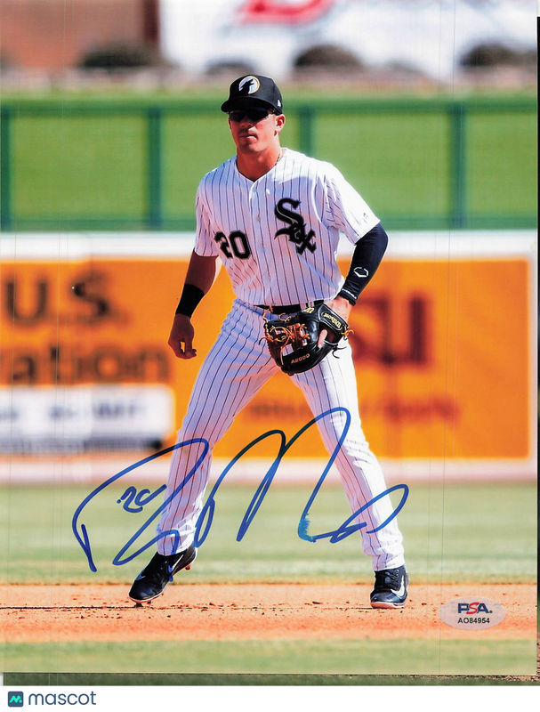 Danny Mendick Chicago White Sox Signed 8x10 Photo PSA