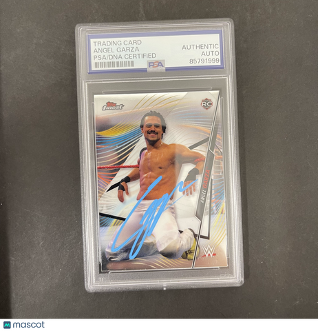 Angel Garza 2020 Topps Finest#1 Signed Card PSA Autographed