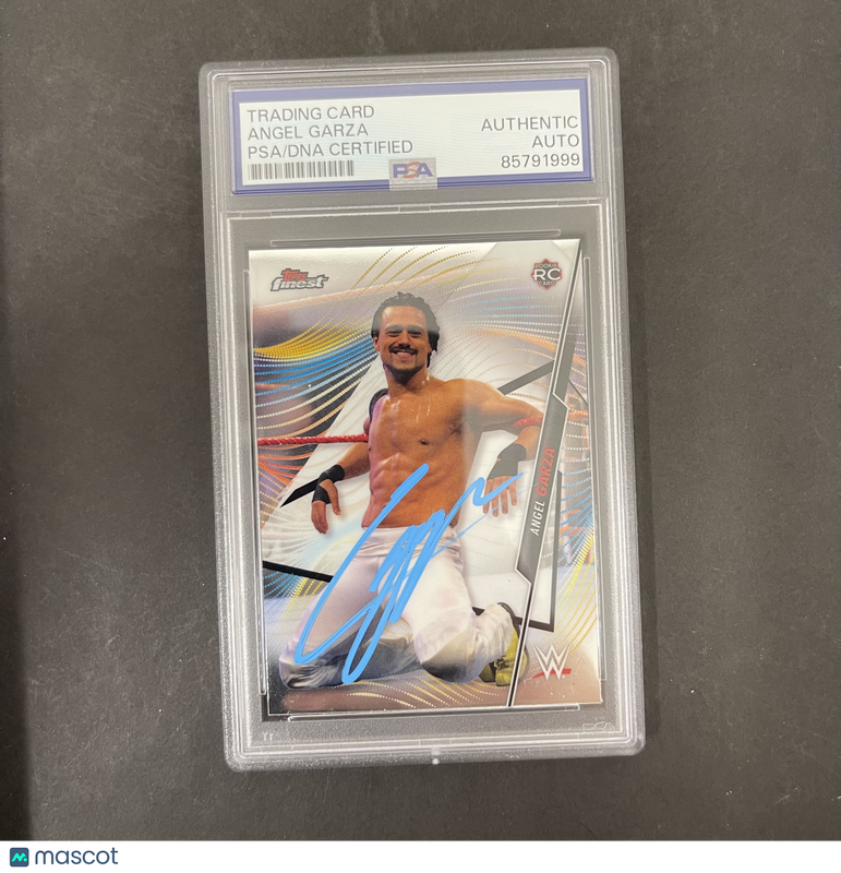 Angel Garza 2020 Topps Finest#1 Signed Card PSA Autographed