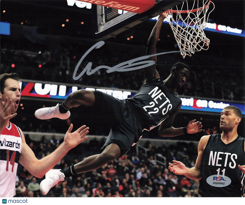 Caris LeVert Brooklyn Nets Signed Basketball Photo PSA