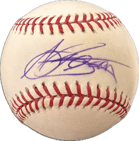A.J. Burnett signed baseball PSA/DNA Autographed Yankees