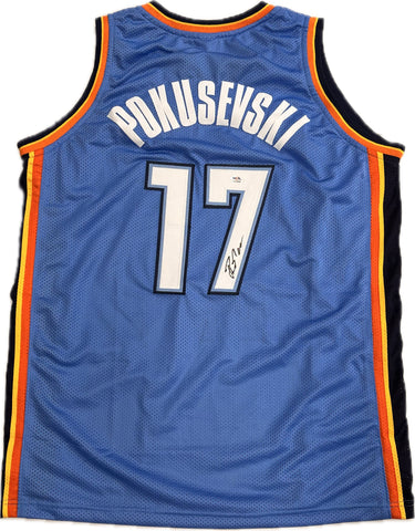 Aleksej Pokusevski signed jersey PSA/DNA Oklahoma City Thunder Autographed