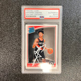 2018 Donruss Optic Rated Rookie #186 ANFERNEE SIMONS Signed Rookie Card AUTO PSA Slabbed RC Blazers