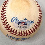 Bob Feller signed baseball PSA Autographed Indians