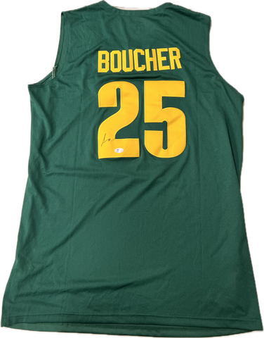 Chris Boucher signed jersey PSA/DNA Oregon Autographed