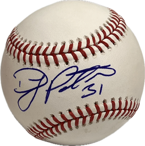 DJ Peters signed baseball PSA/DNA Los Angeles Dodgers autographed