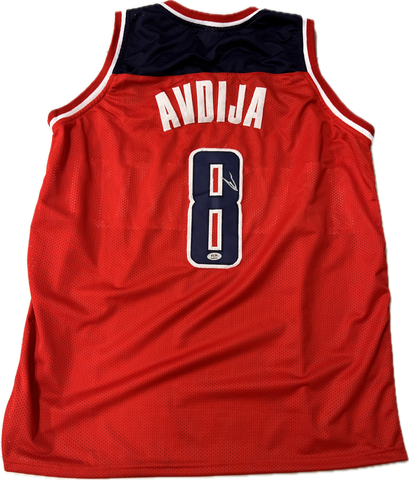 Deni Avdija signed jersey PSA/DNA Washington Wizards Autographed