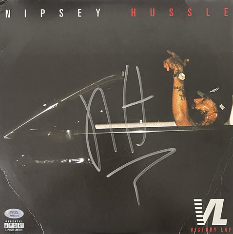 Nipsey Hussle Victory Lap Vinyl PSA/DNA Album autographed