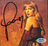 Taylor Swift Signed CD Cover Framed PSA/DNA The Life of a Showgirl