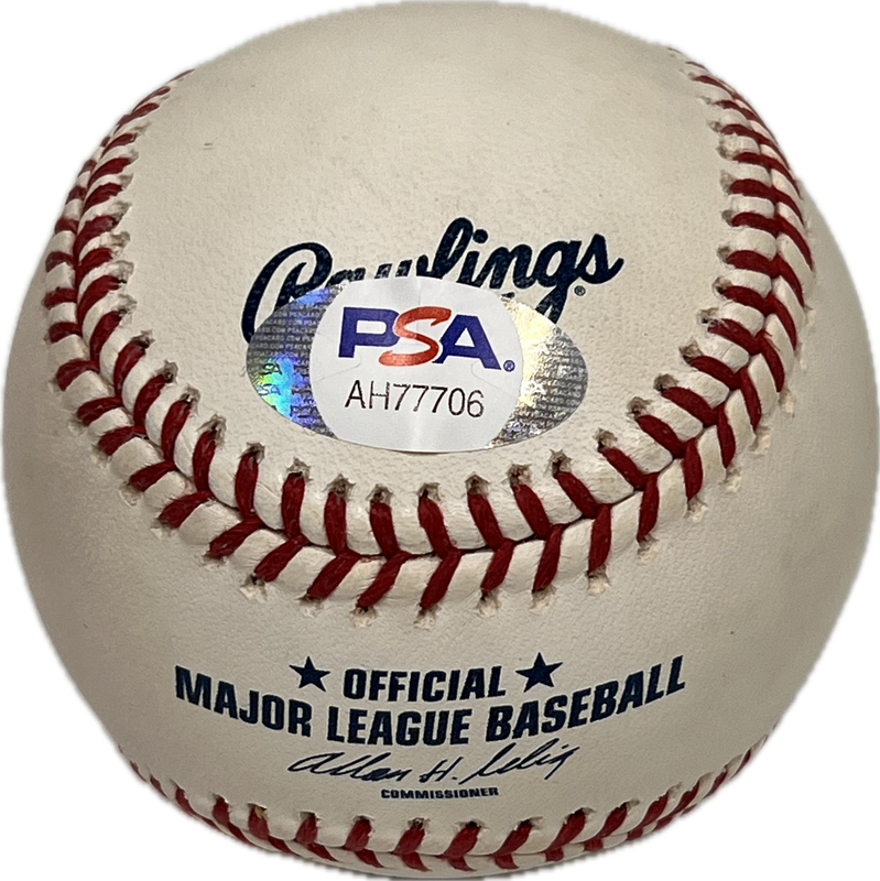 Dave Henderson signed baseball PSA/DNA Oakland Athletics autographed