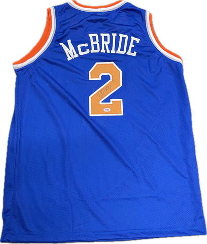 Deuce McBride signed Jersey PSA/DNA Autographed New York Knicks