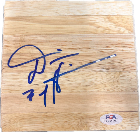 Devin Harris Signed Floorboard PSA/DNA Autographed Nets