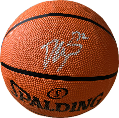 Donovan Clingan Signed Basketball PSA/DNA Autographed UCONN Huskies Portland Trailblazers