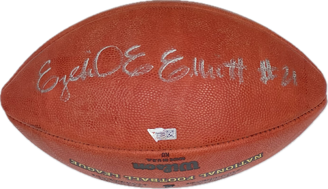 EZEKIEL ELLIOTT signed Football PSA/DNA Fanatics Dallas Cowboys autographed