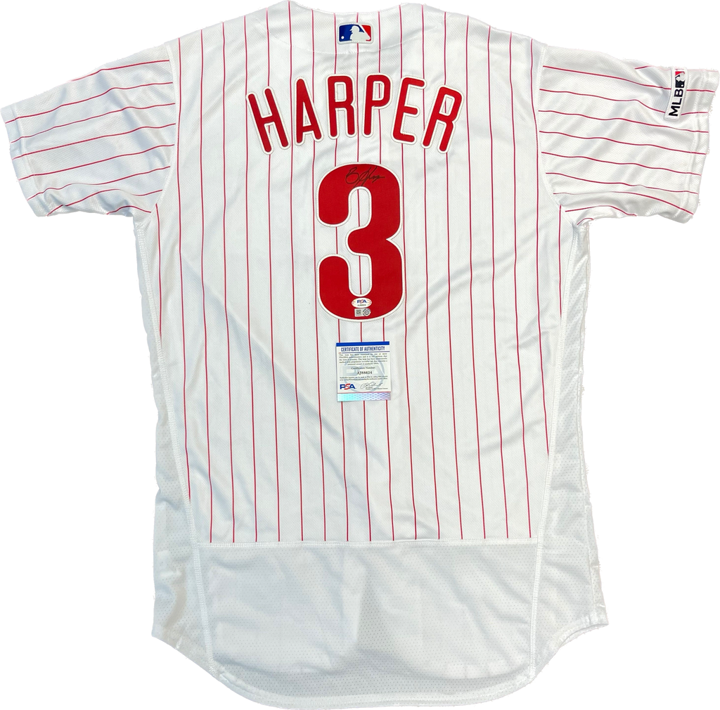 Bryce harper signed jersey best sale