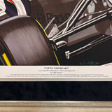 Lewis Hamilton Custom Framed Signed 28"x36" Lithograph PSA Fanatics Mercedes F1