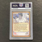 2005 PressPass #12/25 David Lee Signed Card AUTO PSA Slabbed